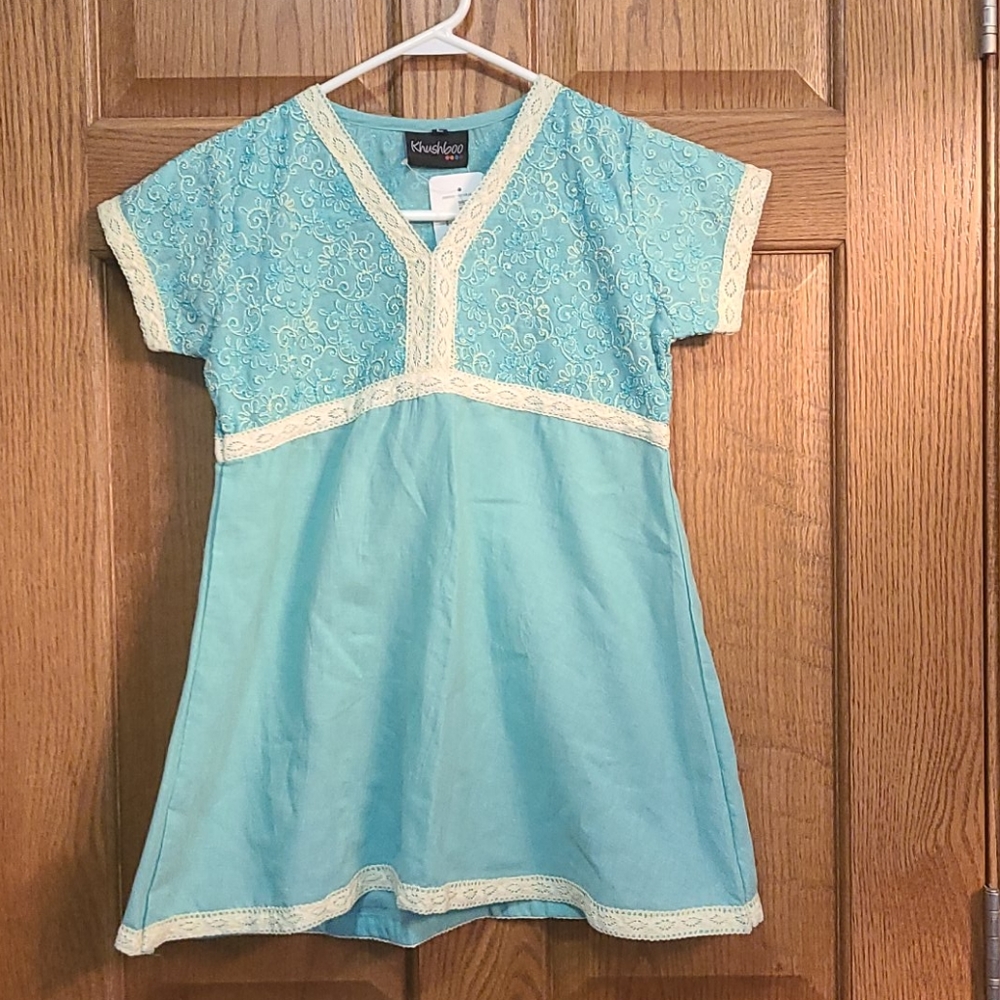Ladies embroidered tunic, sz M, Khushboo